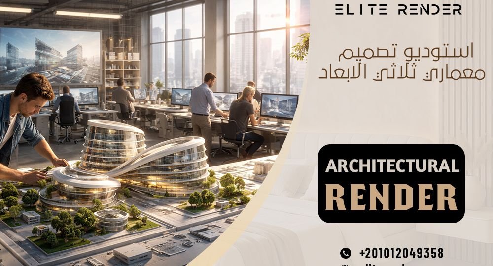 استوديو تصميم معماري ثلاثي الابعاد