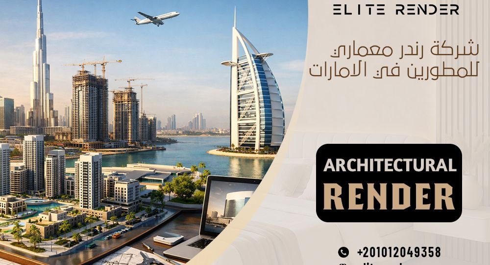 شركة رندر معماري للمطورين في الامارات