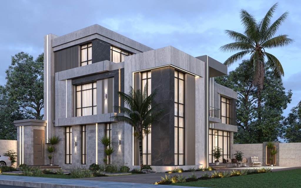 واجهات فلل بالرياض (2)